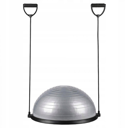 Балансировочная платформа  Springos Bosu Ball 57 см BT0002 Silver - фото №2